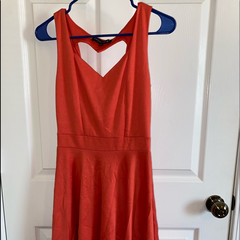 Living Doll: Pink Heart cut out dress